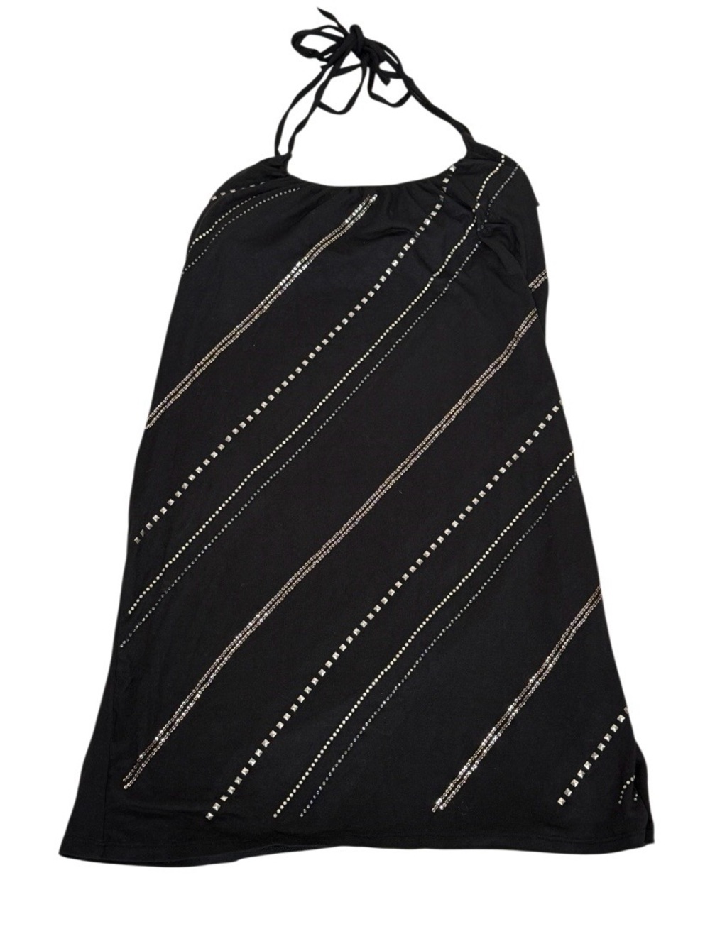 Victoria's Secret Bra Tops Black‎ Rhinestone Halter Shelf Bra
Tank Top Medium
